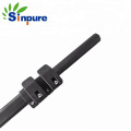 Custom Service Black Coating Aluminum Telescopic Pole with Twisted Lock